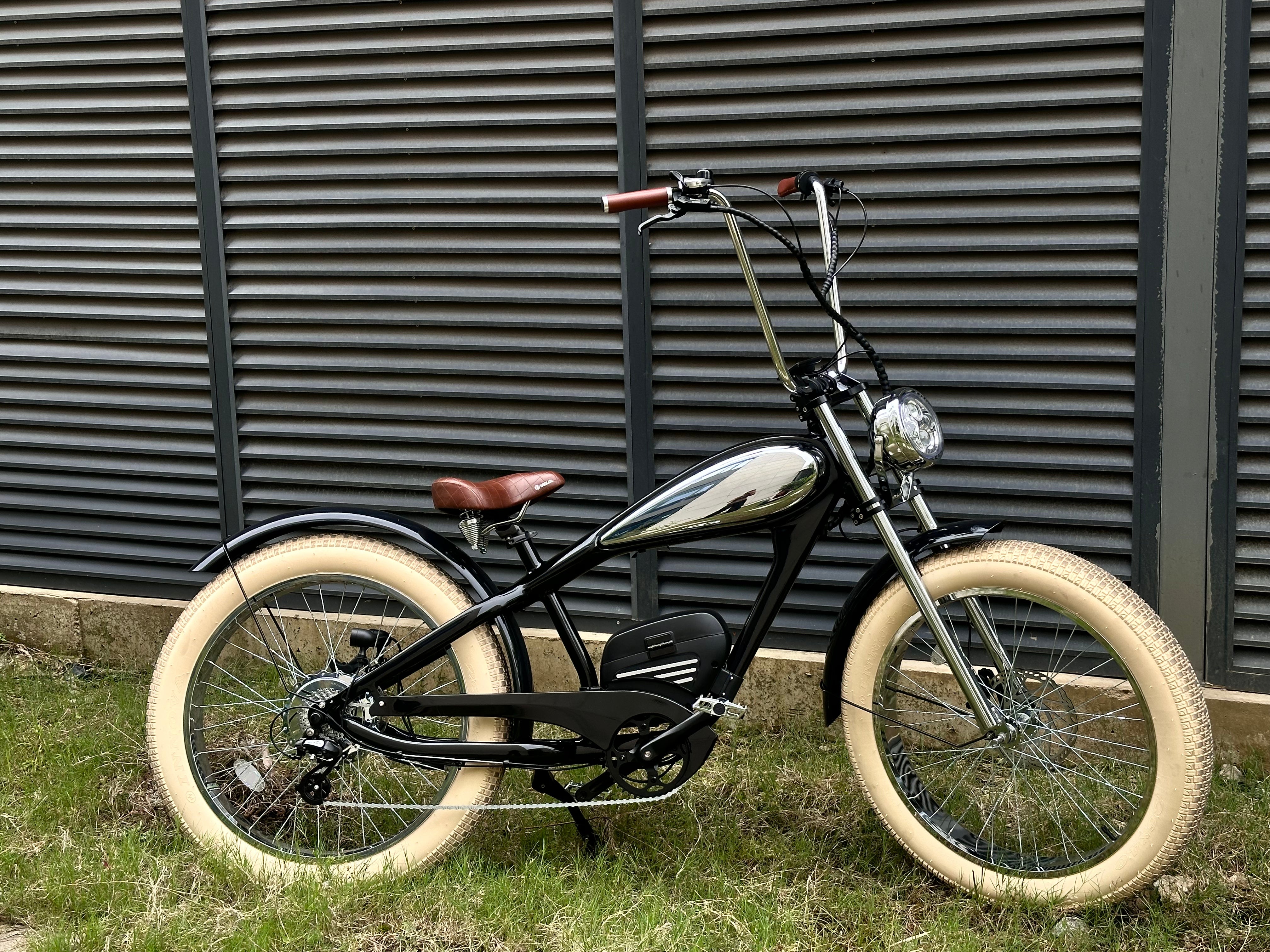 How to install ape hangers on an ebike? - Revibikes Cheetah Cafe Racer