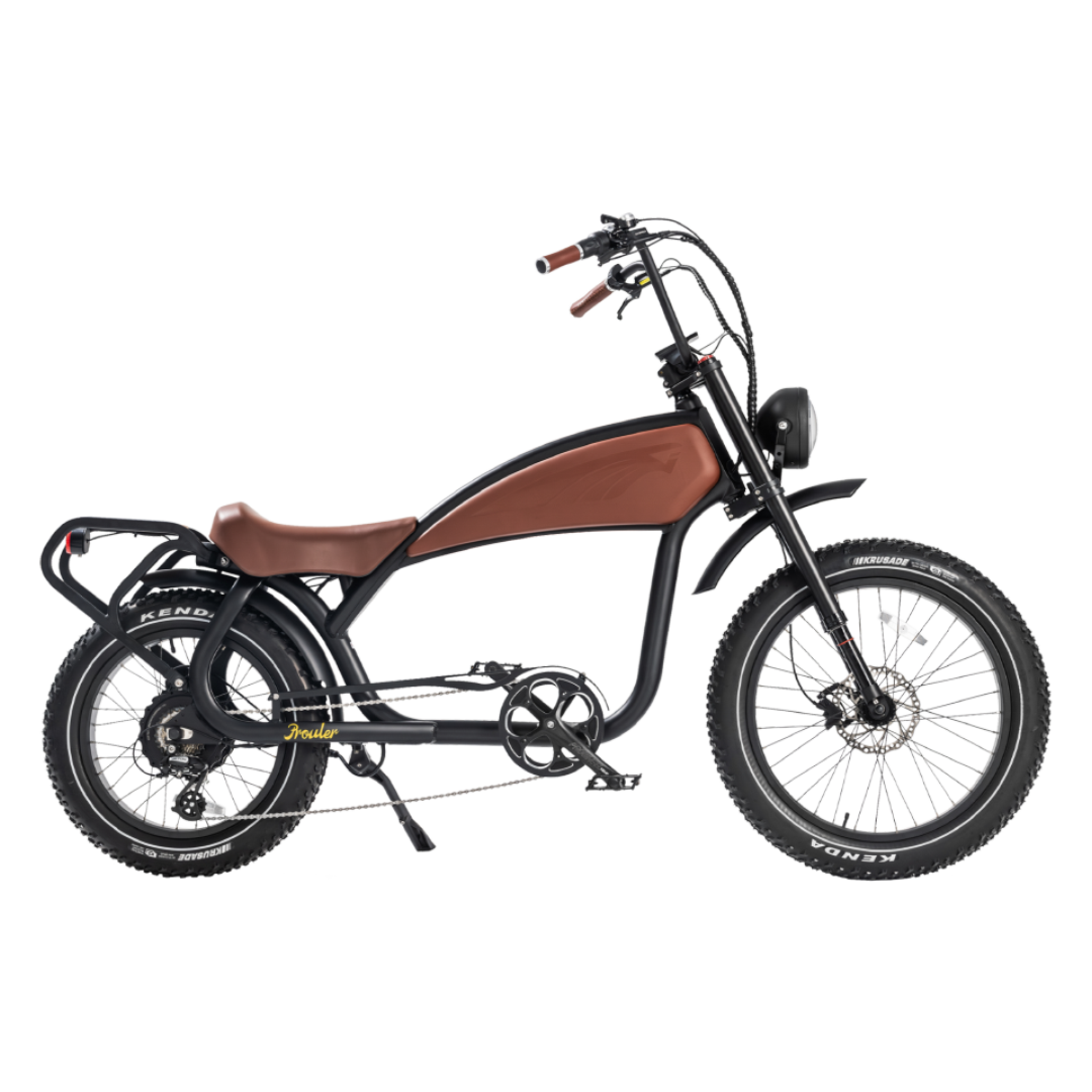Prowler Retro Electric Bicycle Cafe Racer Vintage Motocycle Classic Cruiser Revibikes Cheetah – REVIBIKES Prowler Retro Electric Bicycle Cafe Racer Vintage Motocycle Classic Cruiser Revibikes Cheetah – REVIBIKES
