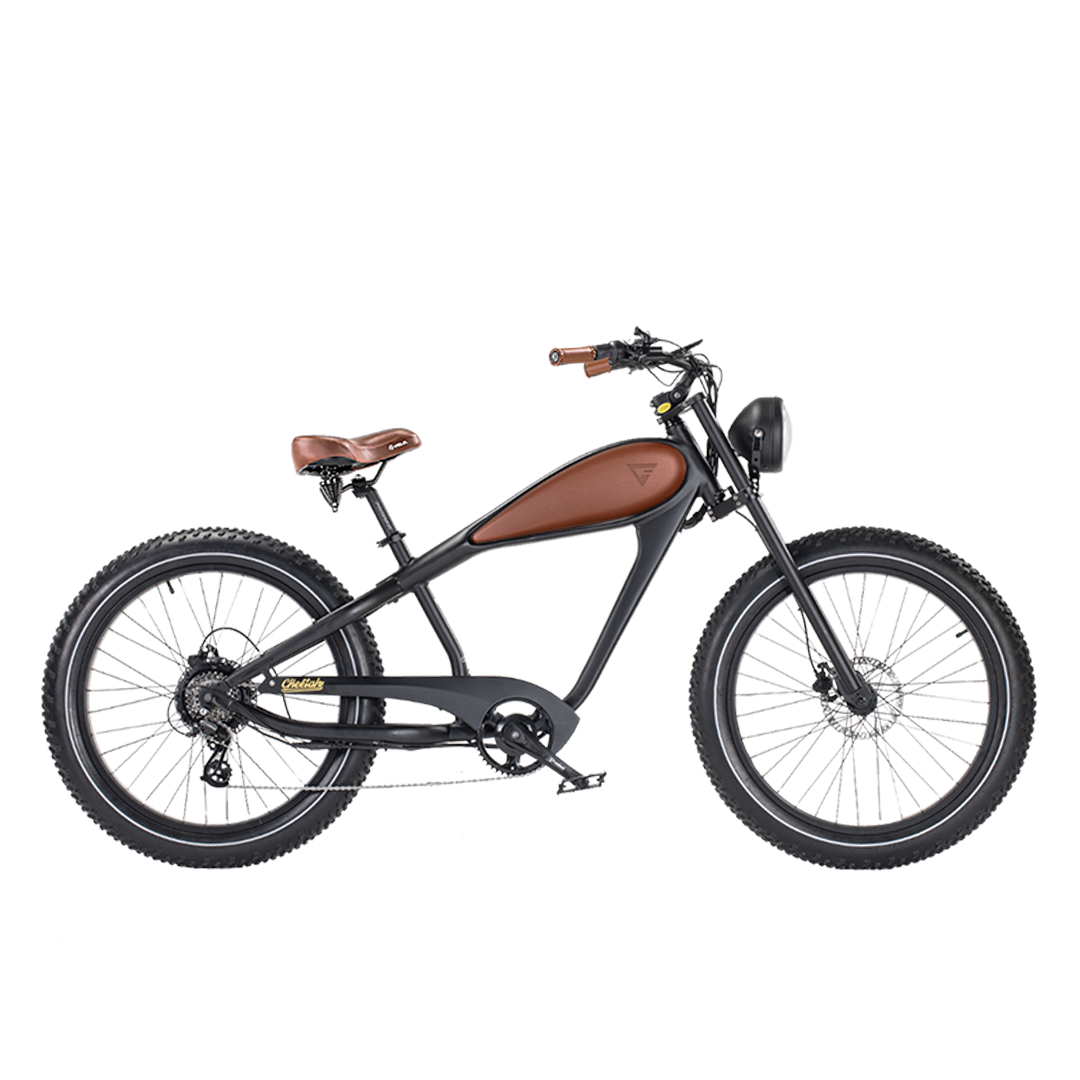 Revibikes cheetah vintage cafe racer wicked thunb electric choopper bike ruffian retro style bicycle chopper motocycle beach cruiser motorized