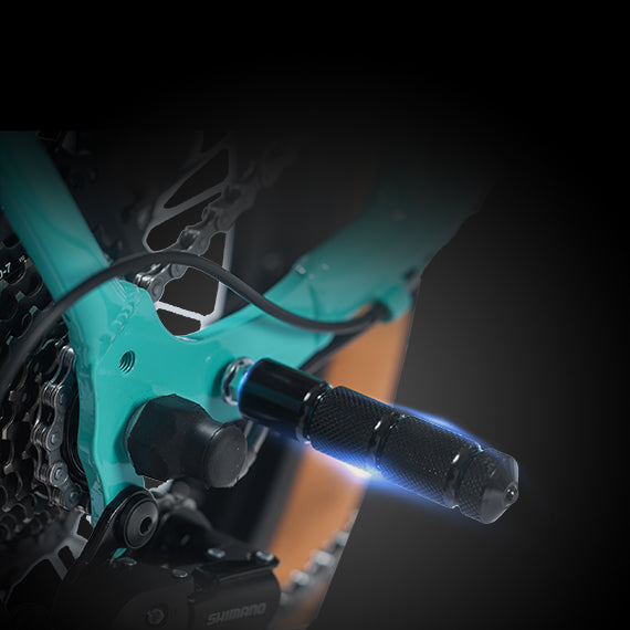 Rebel.2 best foldable bike under $1000 with passenger footrest