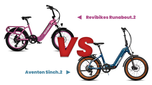 Revibikes Runabout.2 VS Aventon Sinch.2 review step through commuter electric bike