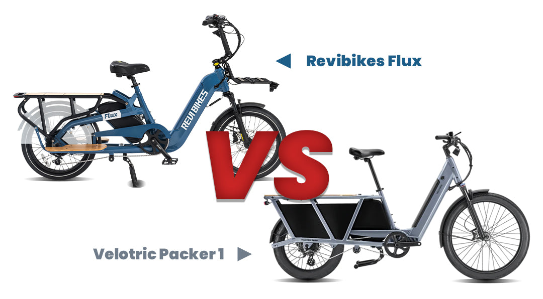 Revibikes Flux VS. Velotric Packer 1,  A Cargo E-Bike Comparison