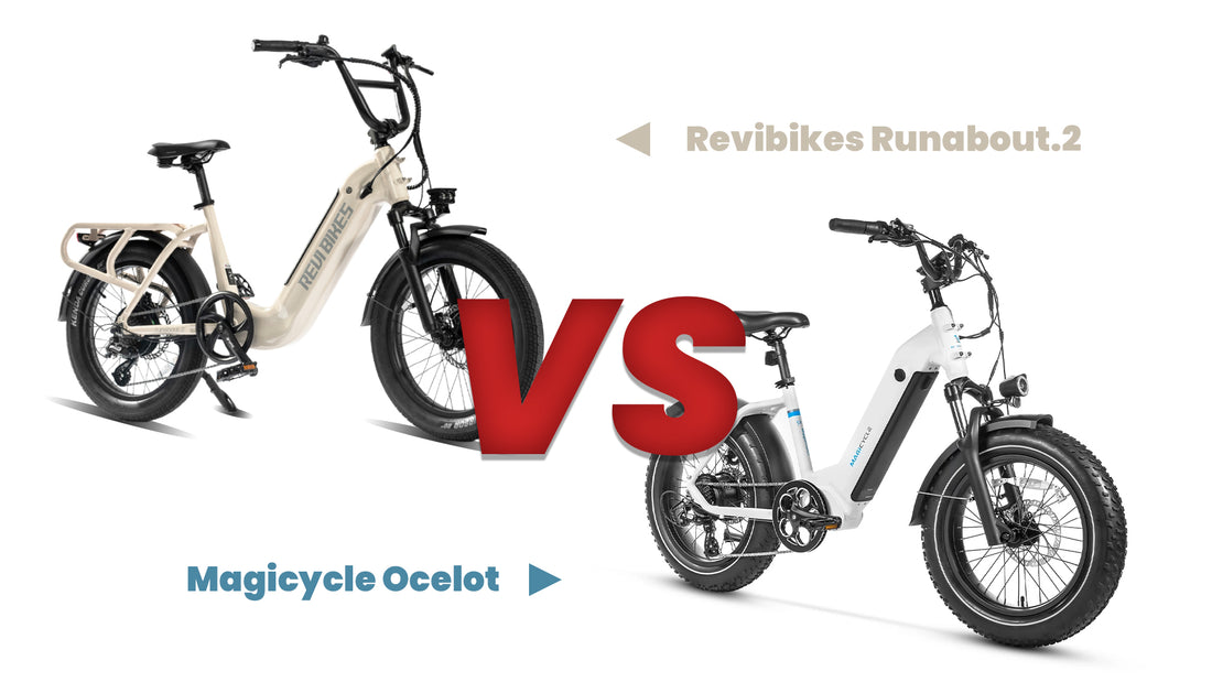 City Utility Electric Bike: Compare the Revibikes Runabout.2 VS Magicycle Ocelot