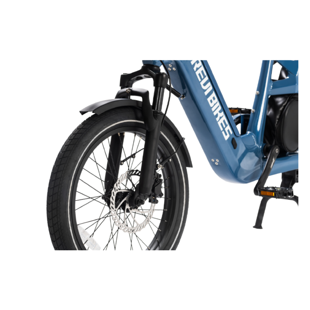 revibikes flux electric cargo bike for family transportation two battery 48V 750W 15Ah longtail electric bicycle wagon haul gear utility hauling ebike with extend rack electric  for heavy loads business