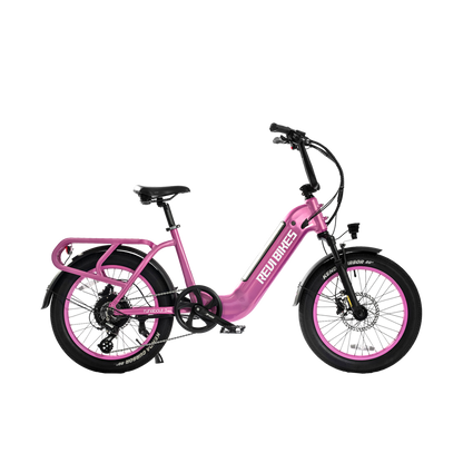 Revibikes Runabout.2 52V Step thru commute city utility electric bike with passenger seat cargo ebike