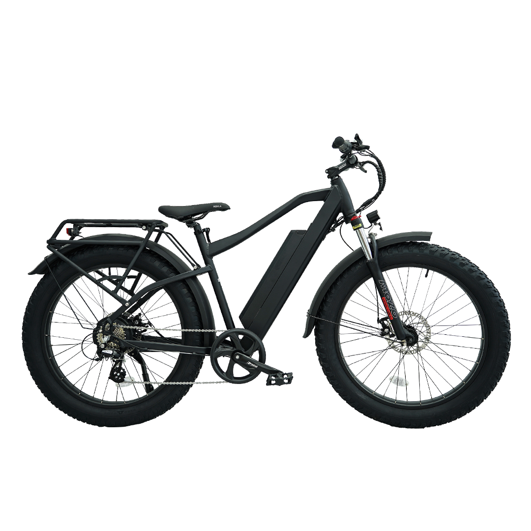 Revi Bikes Predator 500W 48V Fat Tire Mountain Electric Bike for Adults BAFANG Motor REVIBIKES
