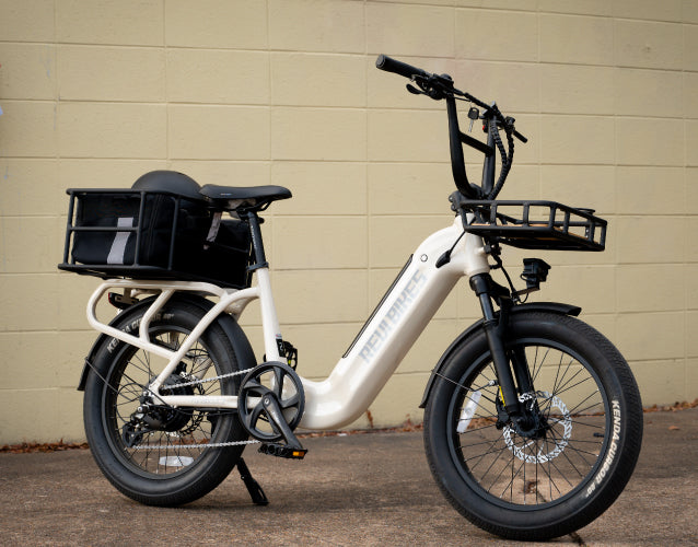52V 750W Runabout utility electric bikes 20" step through electric bikes