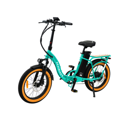 Rebel.2 folding ebike 20 inch electric bikes for short women foldable step through ebike for mom and kids ebike low step 52v 20ah 750w