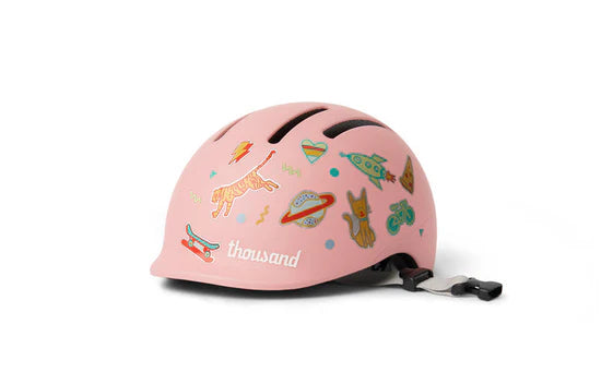 Thousand Jr Toddler Helmet Plush Pink Thousand Jr Toddler Helmet Plush Pink