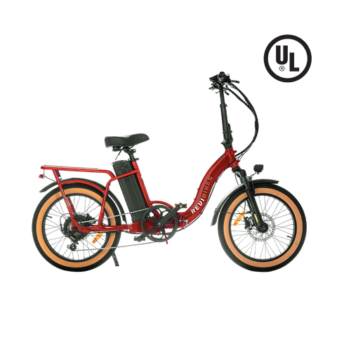 Rebel.2 20 Folding Electric Bike 750W 15Ah Step Thru Fat Tire Foldable Ebike Black Friday Sale REVIBIKES